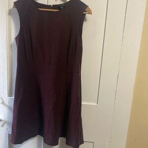 Ann Taylor Rich Maroon Dress
